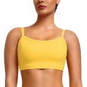 Colorfulkoala Women's Sculptiva Sports Bra with Adjustable Straps, Wireless Padded Yoga Workout Top in Kuwait