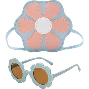 SOTOGO 2 قطع الفتيات الصغيرات حقيبة كروسبودي الأميرة محفظة مجموعة طفل محفظة لطيف الاطفال حقيبة يد الأزياء مكبرة للفتيات in Kuwait