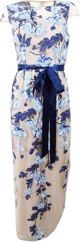 Adrianna Papell Women's Cascading Floral Column Gown in Saudi Arabia