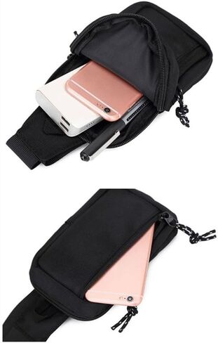 Mens Shoulder Bag Casual Sling Crossbody Oxford Chest Men Black in Saudi Arabia