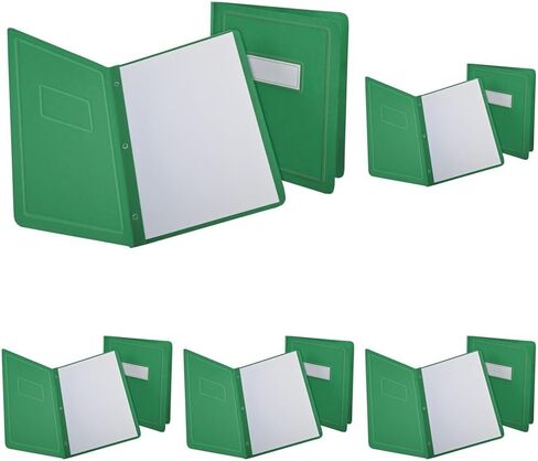 Oxford® Panel & Border Report Cover, Letter Size, Green (52503) in Saudi Arabia