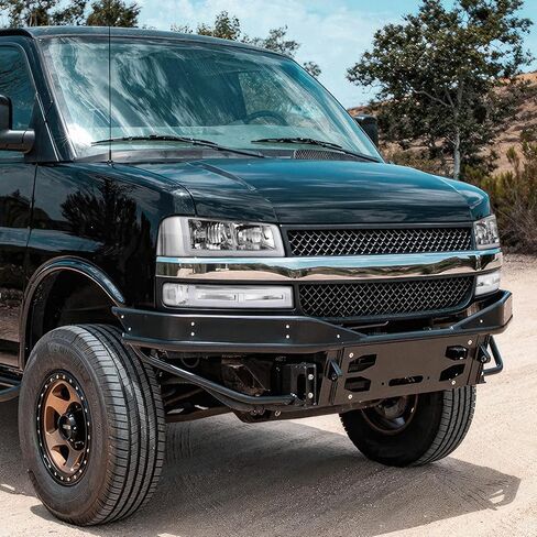 DNA MOTORING E-Style LED DRL Headlight+Parking/Turn Lamps Set Compatible with 03-14 Express/Savana 1500, 03-23 Express/Savana 2500 3500,Smoked/Clear,HL-LB4-CEGS03-4P-SM-CL1 in Kuwait