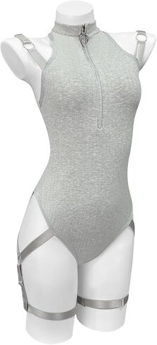 KORURACLUB Black lingerie Corset Bodysuit turtleneck Bodysuit Bondage lingerie women's exotic lingerie sets in Saudi Arabia
