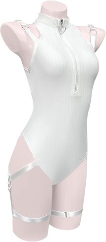 KORURACLUB Black lingerie Corset Bodysuit turtleneck Bodysuit Bondage lingerie women's exotic lingerie sets in Saudi Arabia