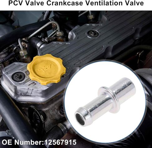 No.12567915 PCV Valve Exhaust Control Crankcase Ventilation Valve for Chevrolet Silverado 1500 WT 4.3L 2007-2013 for GMC Sierra 1500 WT 4.3L 2007-2013 in Saudi Arabia