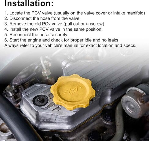 No.12567915 PCV Valve Exhaust Control Crankcase Ventilation Valve for Chevrolet Silverado 1500 WT 4.3L 2007-2013 for GMC Sierra 1500 WT 4.3L 2007-2013 in Saudi Arabia
