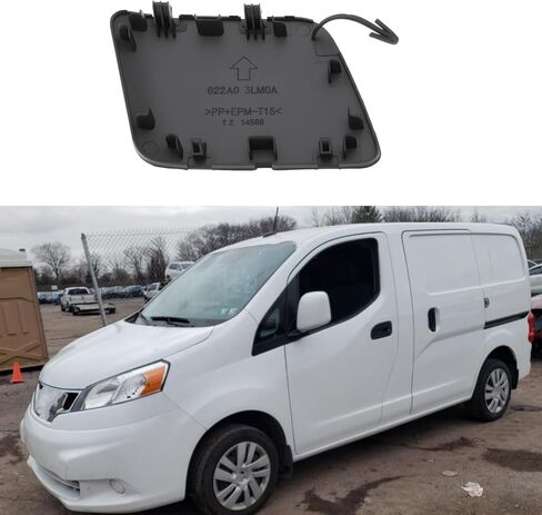 SING F LTD غطاء المصد الأمامي للسيارة خطاف السحب 622A0-3LM0A متوافق مع Nissan NV200 2013-2020 in Saudi Arabia