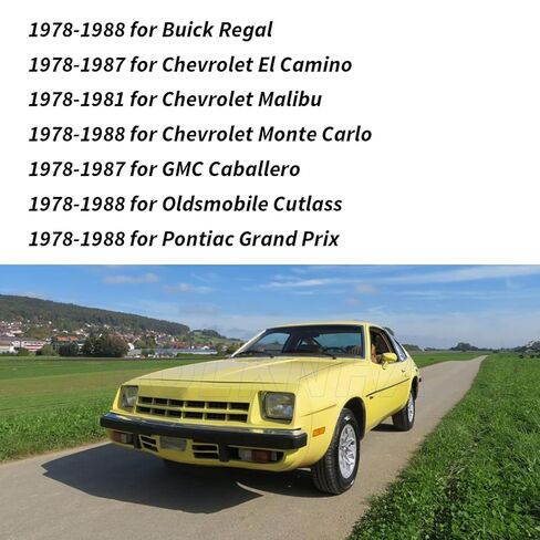 12 مجموعة مسامير تثبيت على الجسم G-Body Regal من PSC لسيارة Chevy El Camino Malibu Monte Carlo، وBuick Regal، وGMC Caballero، وOldsmobile Cutlass 2.8L in Saudi Arabia