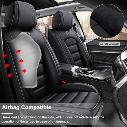 for Hyundai Tucson 2005-2024 2025 Seat Covers,Car Seat Cover Protector,Waterproof Front & Rear Car Seat Covers(Standard-Black) in Saudi Arabia