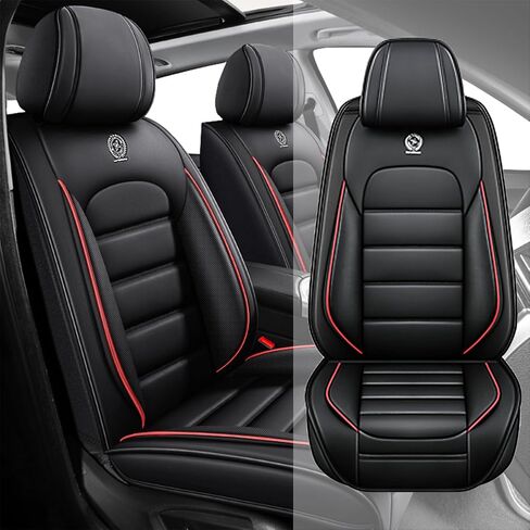 for Hyundai Tucson 2005-2024 2025 Seat Covers,Car Seat Cover Protector,Waterproof Front & Rear Car Seat Covers(Standard-Black) in Saudi Arabia