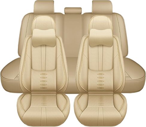 Leather Seat Covers for KIA Telluride 2020-2025,Premium Car Seat Covers Front Set,Waterproof Car Seat Protectors with Airbag,Comfort Car Interior Cover Seats for Cars(Black) in Saudi Arabia