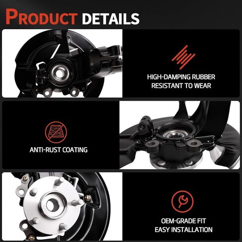 Front Left Wheel Bearing Hub Steering Knuckle Assembly Compatible with 2013-2019 Escape 1.5L 2.0L 2.5L 1.6L engine Trans, Replaces# LK143 CV6Z-3K186-B CV6Z2K005C GV6Z1104A in Saudi Arabia