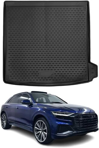OMAC Cargo Mats Liner for Audi Q8 SQ8 2019-2026 Waterproof TPE Black in Saudi Arabia