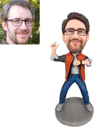 Custom Bobblehead,Personalized Custom Full, Unique Handmade Male Doctor Hand Personalized Sculpture Gifts for Men, Boyfriends, Husbands, Office Colleagues or Bosses in Saudi Arabia