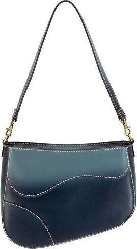Smith & Wesson Saddle Crossbody – Concealed Carry Leather Purse with Secure CCW Compartment (Blue) in Saudi Arabia