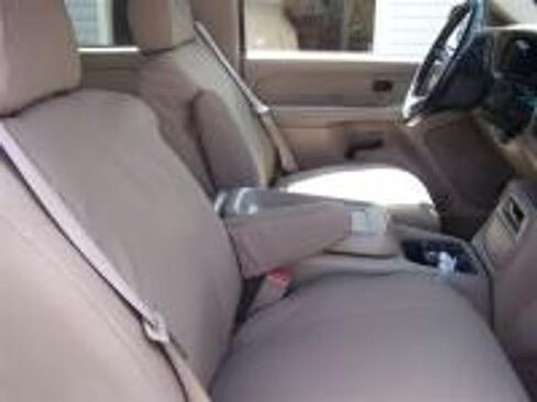 Durafit Seat Covers C991. Waterproof Tan 1999-2002 Chevy Silverado, Suburban, Avalanche, Tahoe, GMC Sierra,Yukon Front Captain Chairs with Integrated Seat Belts and Dual Electric Controls in Saudi Arabia