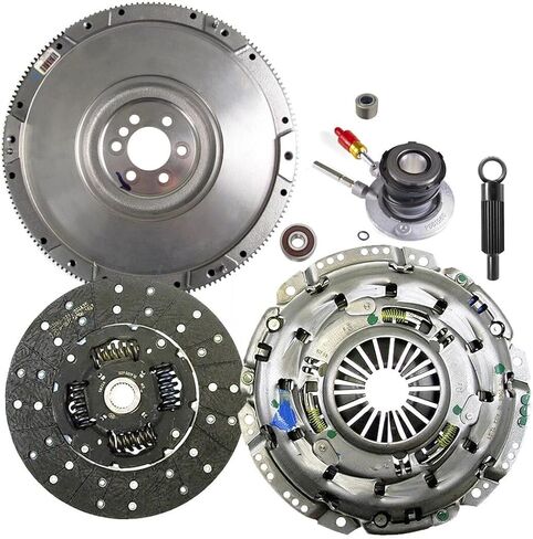 GM OEM Clutch Kit 04416 with Flywheel with Slave Cylinder Replacement for Chevy 1998-2002 Camaro Z28 SS, Pontiac 1998-2002 Firebird Formula Trans Am WS6 5.7L OHV 8cyl LS1 (GM04416+FW167191-CK) in Saudi Arabia