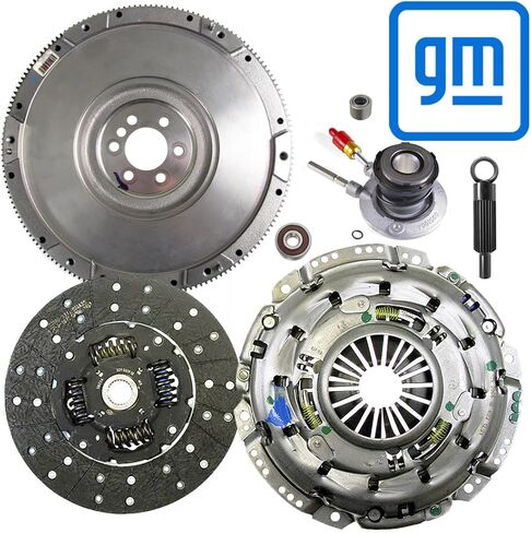 GM OEM Clutch Kit 04416 with Flywheel with Slave Cylinder Replacement for Chevy 1998-2002 Camaro Z28 SS, Pontiac 1998-2002 Firebird Formula Trans Am WS6 5.7L OHV 8cyl LS1 (GM04416+FW167191-CK) in Saudi Arabia