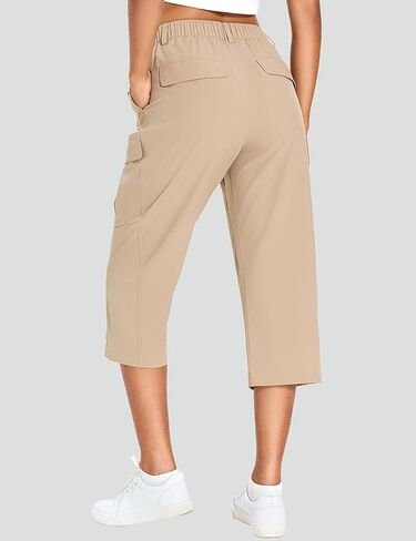 Women's Cargo Capris Lightweight Quick Dry Hiking Pants Water Resistant Summer Travel Pants with 6 Pockets 2026 in Saudi Arabia
