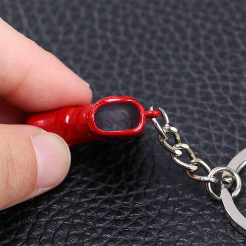 تزلج مفتاح سلسلة هدية حفلة صغيرة التزلج قلادة كيرينغ الأسطوانة تزلج تزلج سيارة حلقة رئيسية صف واحد التزلج (الفضة) in Saudi Arabia