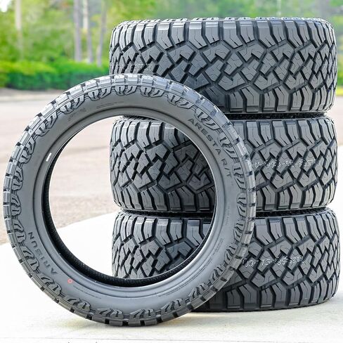 Arisun Aresta R/T ZG07 إطار شعاعي للشاحنة الخفيفة للطرق الوعرة والطين لجميع التضاريس - 35X12.50R17LT 35X12.50X17 35X12.50-17 125Q نطاق التحميل E LRE 10 طبقات BSW جدار جانبي أسود in Saudi Arabia