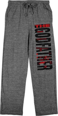 Bioworld The Godfather Mood Adult Gray Heather Sleep Pajama Pants in Saudi Arabia
