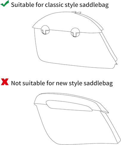 TCT-MOTORPARTS Saddlebag Guard Rail Protector Trim Support Bracket Fit for Indian Roadmaster Springfield 2016-2025 Chieftain Limited in Saudi Arabia