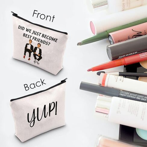 MNIGIU Step Brothers Cosmetic Bag Step Brothers Movie Merchandise Did We Just Become Friends YupMakeup Zipper Pouch Bag in Saudi Arabia