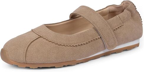 Mary Jane Sneakers Flats Dressy Shoes for Women Comfortable Slip On Casual Fashion Sneakers in Kuwait