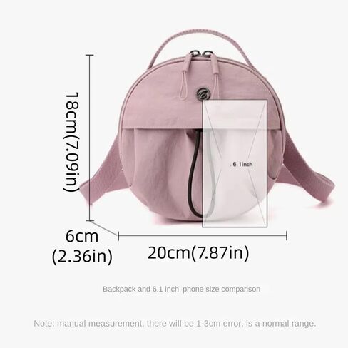 Mini Crossbody Bag Waterproof Leisure Purse Single Shoulder Bag Street Style Nylon Mobile Phone Storage Bag in Saudi Arabia