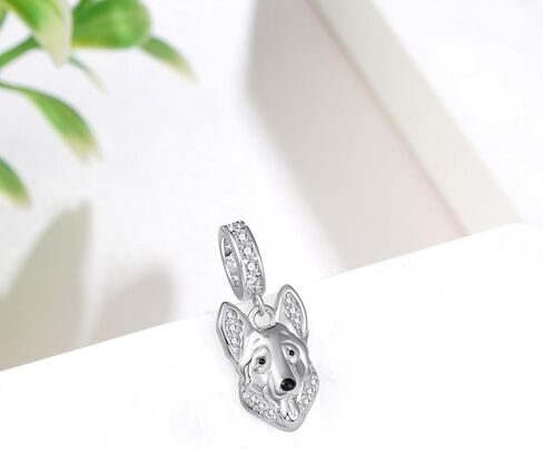 German Shepherd Gifts 925 Sterling Silver Dog Charms German Shepherd Jewelry Cute Stuff for Women German Shepherd Lover in Saudi Arabia