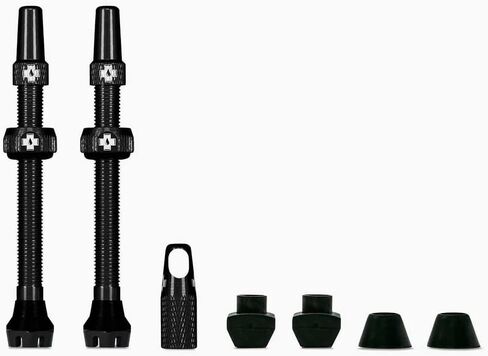 مجموعة صمامات بدون أنبوب Muc-Off V2 باللون الأسود، 80 ملم، زوج in Kuwait