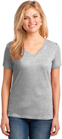 APPAREL GLOBE Women's Core Cotton V-Neck T-Shirt in Saudi Arabia