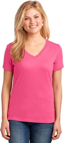 APPAREL GLOBE Women's Core Cotton V-Neck T-Shirt in Saudi Arabia