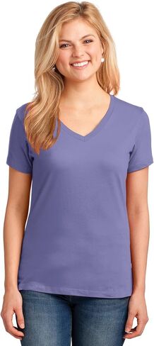 APPAREL GLOBE Women's Core Cotton V-Neck T-Shirt in Saudi Arabia