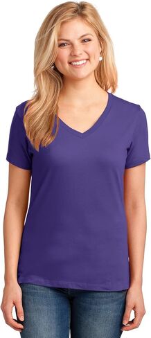 APPAREL GLOBE Women's Core Cotton V-Neck T-Shirt in Saudi Arabia