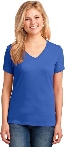APPAREL GLOBE Women's Core Cotton V-Neck T-Shirt in Saudi Arabia