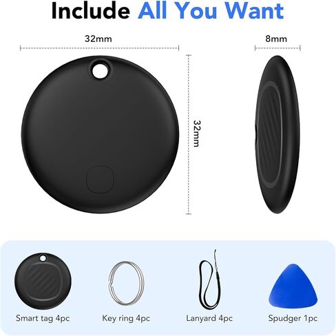 علامات الهواء، جهاز تعقب بلوتوث يعمل مع Apple Find My APP (iOS فقط)، جهاز تعقب بلوتوث بلوتوث ومحدد موقع العناصر للمفاتيح in Kuwait
