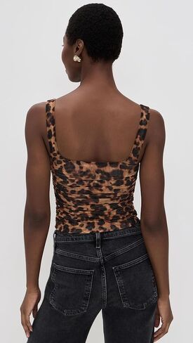 L'AGENCE Women's Rasha Shirred Tank in Saudi Arabia