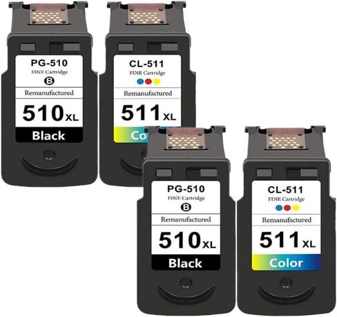 متوافق مع خرطوشة الحبر PG510 CL511 البديلة لطابعة IP2700 MP240 MP250 MP270 MP280 MP480 MP490 MP492، استبدال ما بعد البيع (1 أسود) in Saudi Arabia