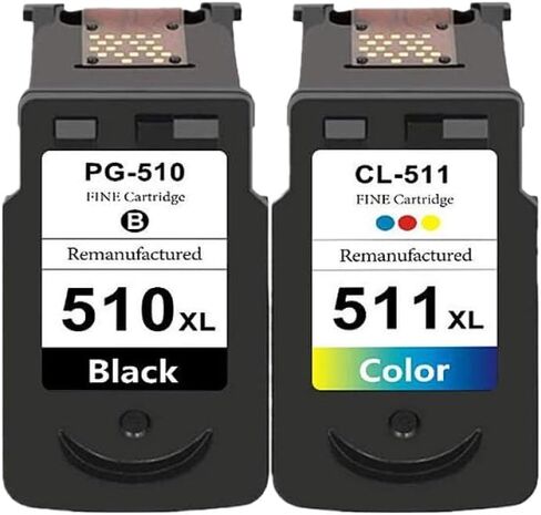متوافق مع خرطوشة الحبر PG510 CL511 البديلة لطابعة IP2700 MP240 MP250 MP270 MP280 MP480 MP490 MP492، استبدال ما بعد البيع (1 أسود) in Saudi Arabia