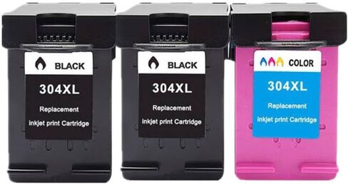 متوافق مع 304XL 304 2620 2630 2632 5030 5020 5032 3700 3720 3730 5010 5012 5014 5020 5030 استبدال خرطوشة الحبر العالمية الملائمة لما بعد البيع (2 أسود و1 لون) in Saudi Arabia