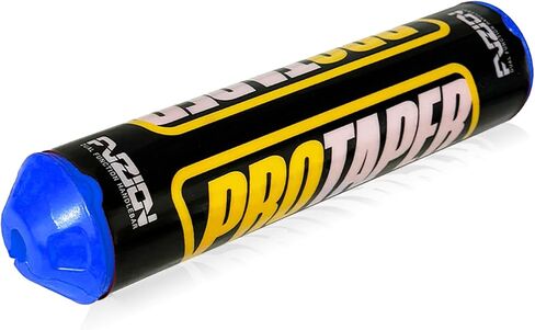 Motorcycle Handlebar Pad Universal Powerspor Long Round Chest Sponge Pad for ATVs Dirt Pit Bike Compatible with Motorcross UTV (Black Blue) in Kuwait