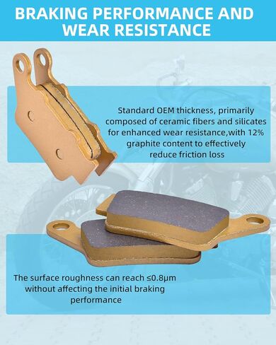 Brake Pads for BMW F800R F800S F800ST F800 ST F800GT F850GS F650GS F700GS F900R F900XR S1000R, 34117696593, 34217707809, 34212345449, Ceramics Brake Pad in Saudi Arabia