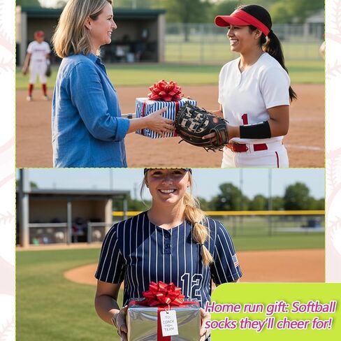 6 Pairs Softball Socks for Girls Youth Women Yellow Neon Knee High Athletic Socks for Girls Birthday Sport Gifts in Kuwait