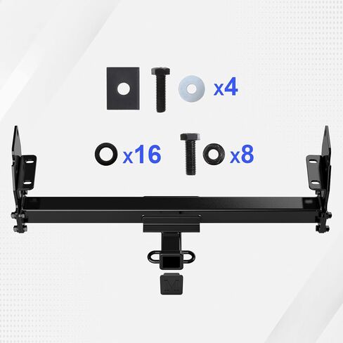Trailer Hitch, 2 inch Towing Hitch Receiver with Class 3 Hitch Cover Compatible with Toyota Tacoma 2005-2015 in Saudi Arabia