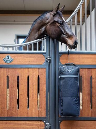 LeMieux Elite Pro Bridle Bag - Waterproof Outer - Inner Hanging Compartment - Padded Grab Handle - Navy in Saudi Arabia