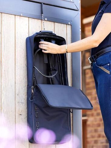 LeMieux Elite Pro Bridle Bag - Waterproof Outer - Inner Hanging Compartment - Padded Grab Handle - Navy in Saudi Arabia