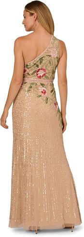 Adrianna Papell Bead Mermaid Long Dress in Saudi Arabia