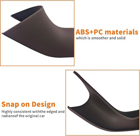 Interior Door Handles Protective Covers Compatible with BMW 5 Series G30 G31 2017-2022 Car Interior Door Pull Handle Covers for 520i 520d 525d 530e 530i 540d 540i 550i (4PCS Mocha Brown) in Saudi Arabia